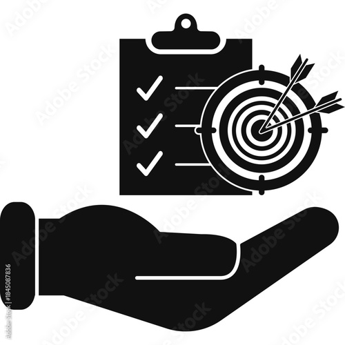 Filled In Goal Illustration