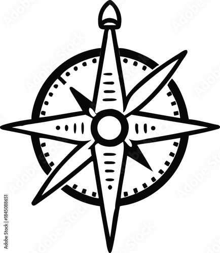 compass-rose-silhouette-vector-flat-illustration-d.eps