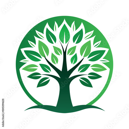 modern tree logo design