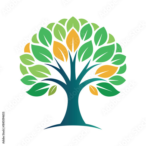 modern tree logo design