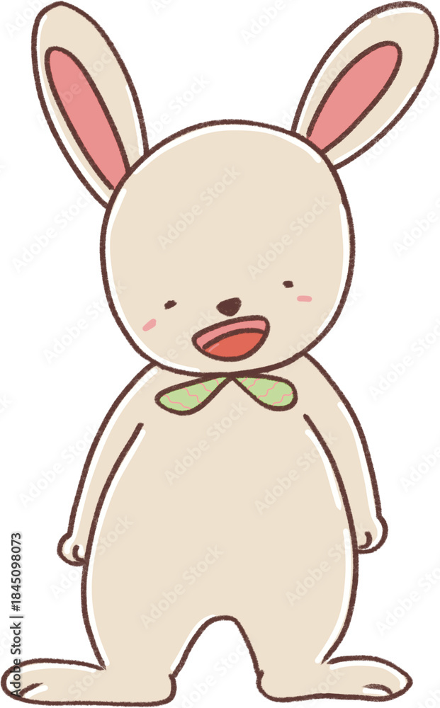 Obraz premium Cute Rabbit character