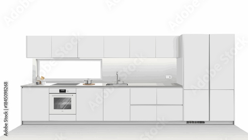 modern kitchen interior