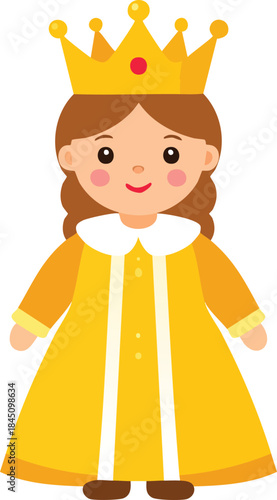 little princess with crown