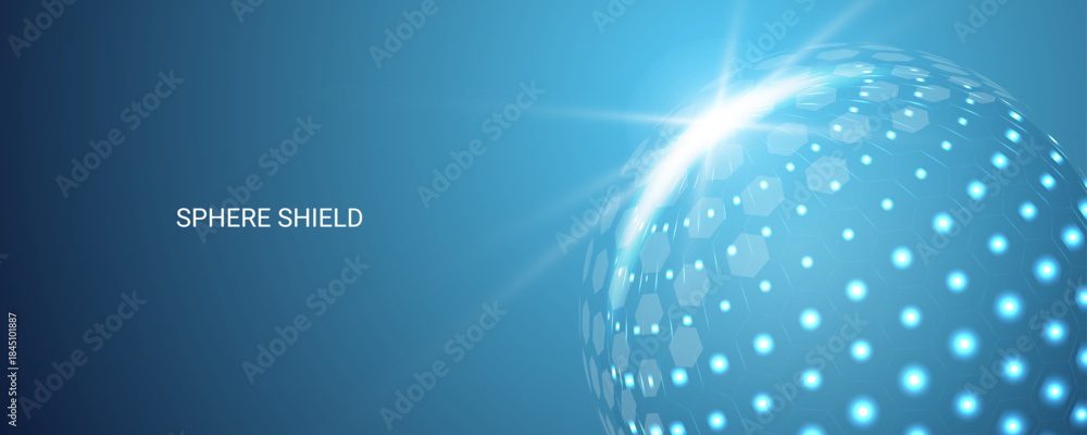 Φωτογραφία Abstract glass protection sphere
