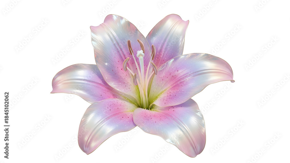 Fototapeta premium Iridescent Lily Flower