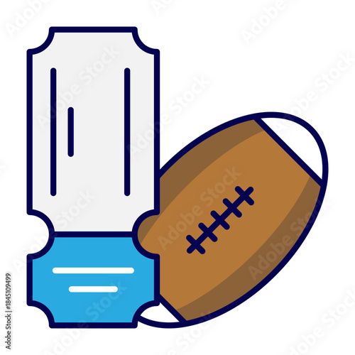 American Football Sticker