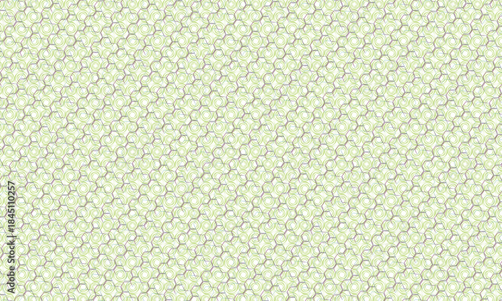 Fototapeta premium Light Green Hexagonal Geometric Pattern Background