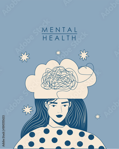 Mental Health Day card, cover