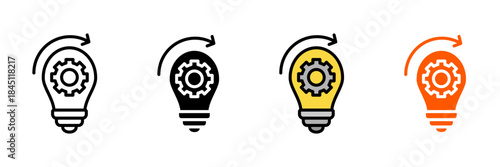 Coaching Icon Set Multiple Style Collection. Mentor, Goal Setting, Motivation, Teamwork, Training, Personal Development, Vision, Strategy, Leadership, Feedback, Success, Performance Review, Empowerme