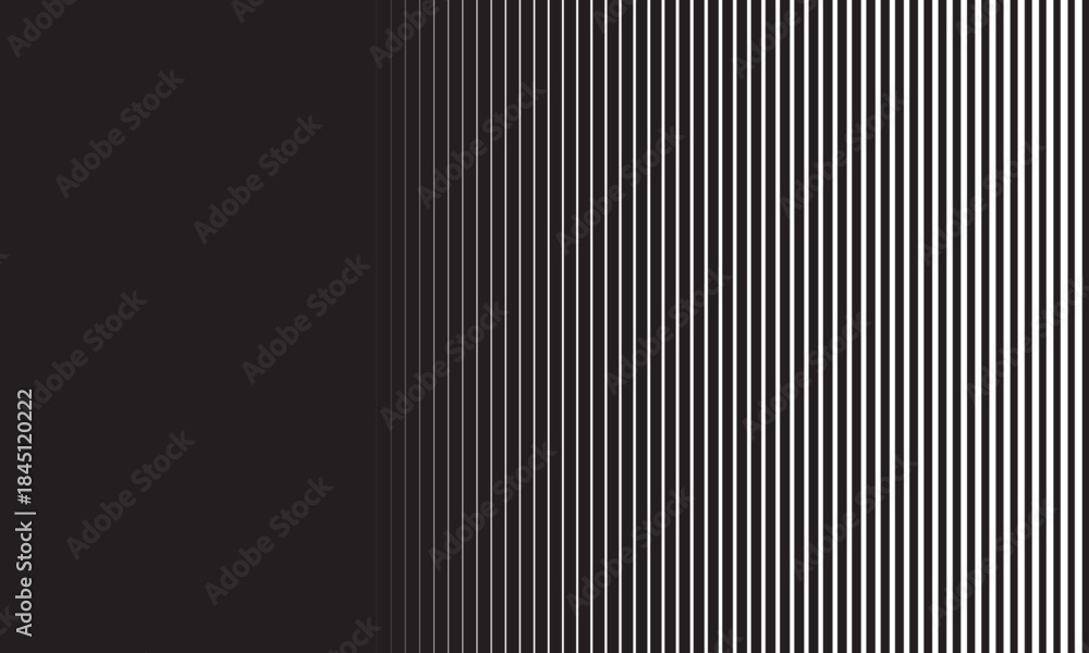 Obraz premium Abstract vertical striped gradient seamless vector background