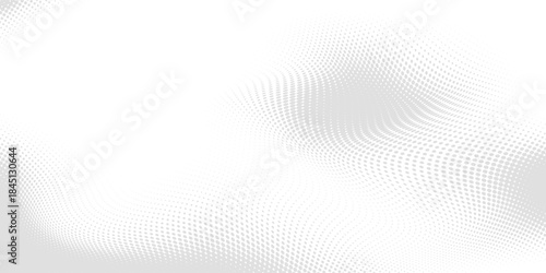 Black-white gradient halftone dots background. Pop art in vector illustration for your creative design