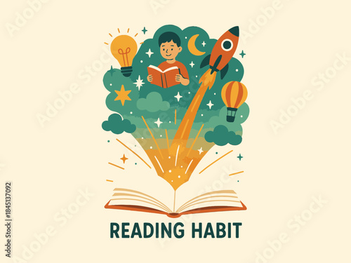 Reading Habit Concept