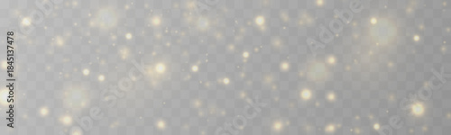 Shimmering gold dust spreads in radiant waves with glowing highlights. The sparkling flow creates depth and magical atmosphere. Ideal for abstract and premium designs VECTOR