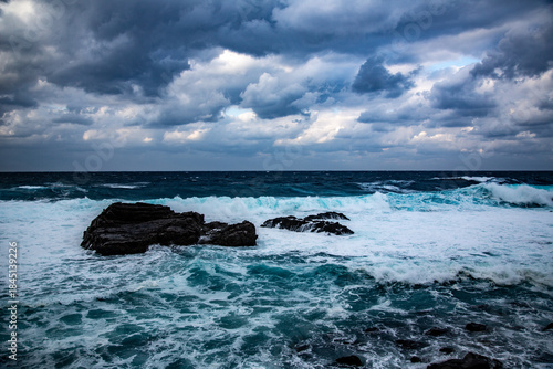 奄美大島の冬の海。