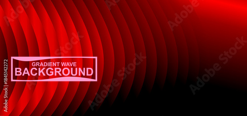 Sleek Velocity: Modern Dark Red Striped Curvature Design