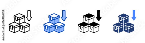 Import icon set multiple style collection