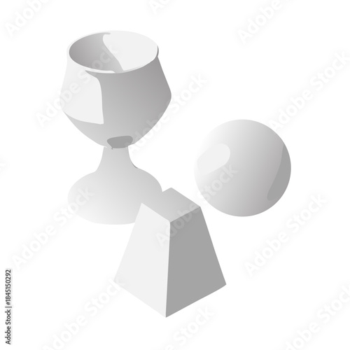 Man and woman business people symbol illustration vector with toilet paper object and light