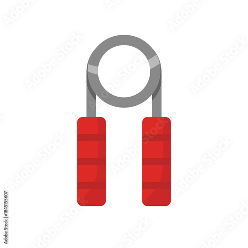 Hand grip vector icon, hand grip clip art, workout equipment icon, gym fitness tool clipart, strength training vector illustration
