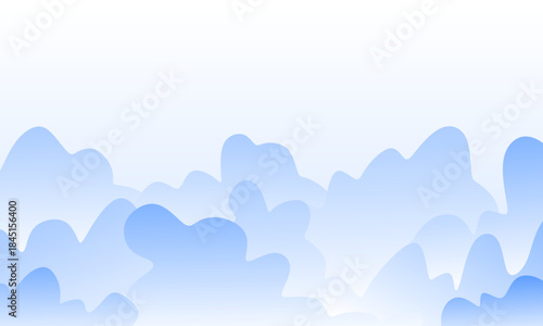 Vector illustration of a mountain landscape, abstract background with high resolution.