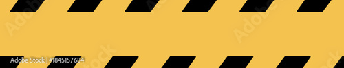 Seamless vector element of yellow warning tape.