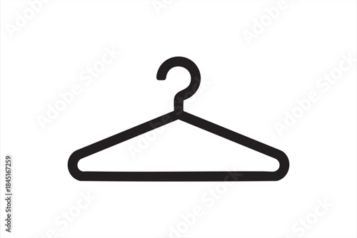 Fashion Hanger Icon for Clothing Management Interfaces