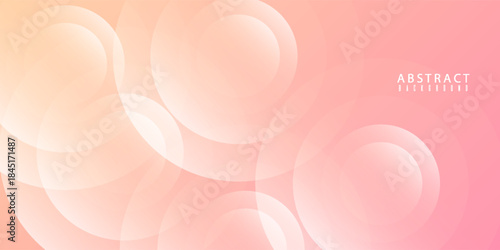 abstract background.modern.minimalist.pink and yellow gradations.circle effect.memphis. suit for design, cover, flayer, poster