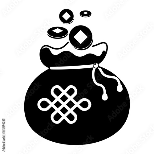 Lunar New Year Gift Sack Icon