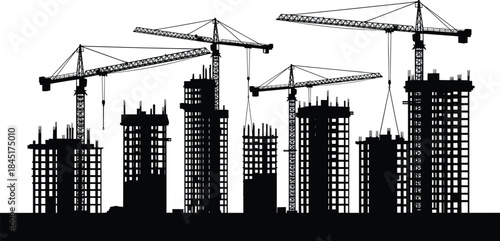 Attractive woman silhouettes in various sexy fashion poses sitting lying standing black vector illustration set isolated on white background elegance beauty style model artistic portrait glamour.