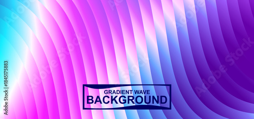 A vibrant abstract background featuring purple and blue gradient waves, creating a modern, dynamic, and energetic aesthetic for professional designs