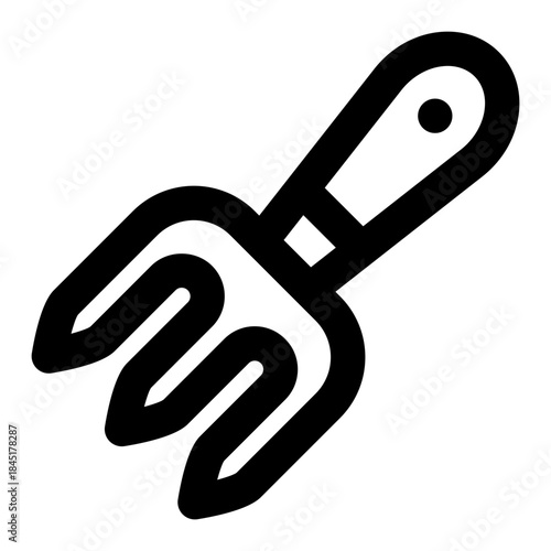 icon hay with style outline