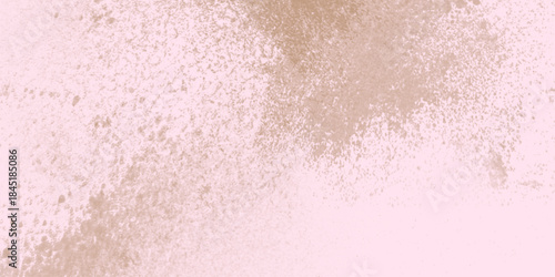 Texture of grunge with Brown beige , sandy tan natural marble floor ceramic tiles and dust cement concrete wall background. Grunge concrete overlay texture. Paint wall cement texture.