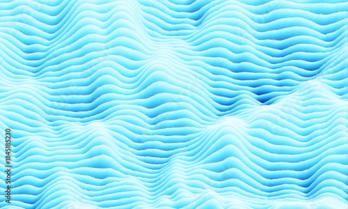 Abstract blue wave background