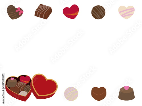 バレンタインの背景　A