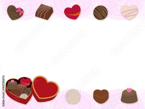 バレンタインの背景　B