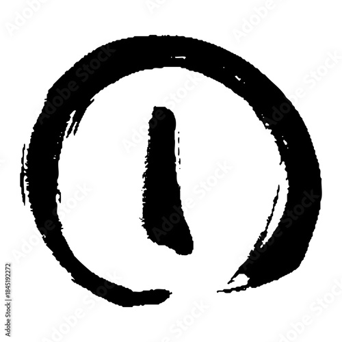 円形に入った筆書きのアルファベットのI