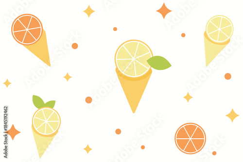 seamless background with fruit