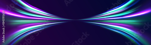 Road color line swirl light motion traffic speed city night.
