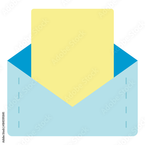 mail letter flat icon