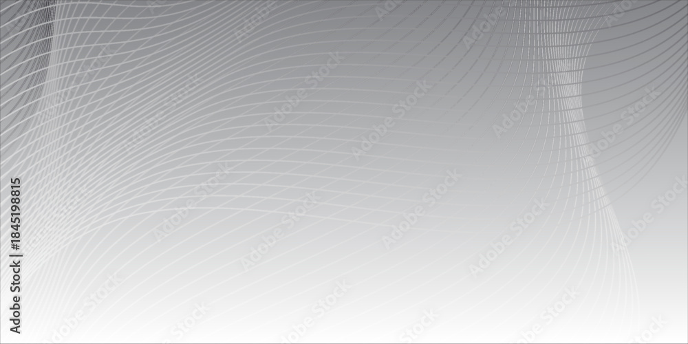 Fototapeta premium Abstract Gray Wave Design With Flowing Lines And Subtle Gradient For Modern Backgrounds