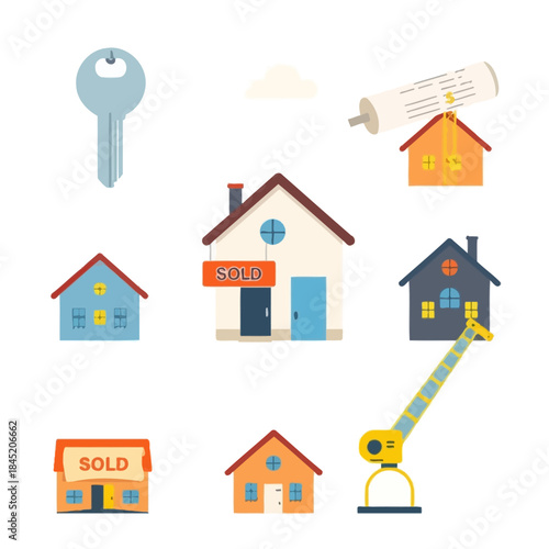 Real Estate and Property Icons