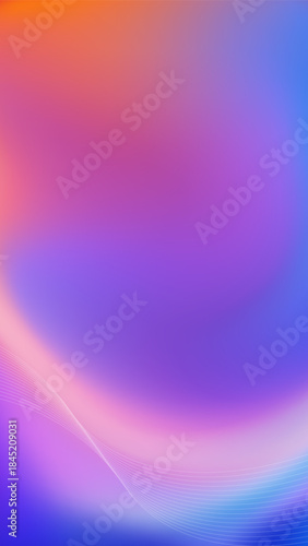 Cosmic Sunset Abstract Gradient Background