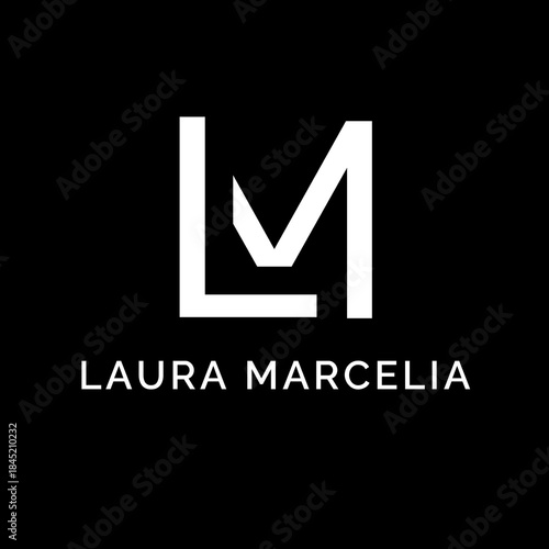 LM Letter Logo Design, Minimal Personal Brand Identity, Elegant Alphabet Logo, Professional Typography Branding, Modern Lettermark Logo