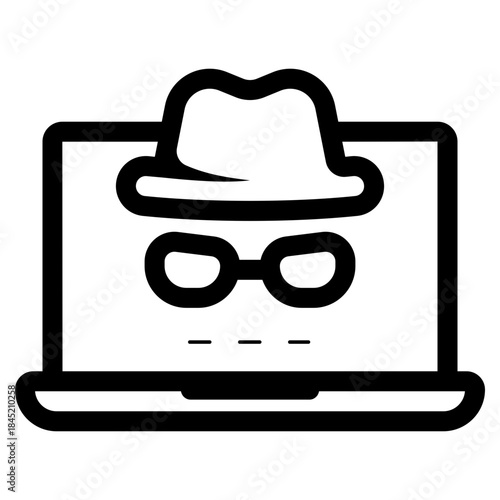 incognito mode private internet browsing icon