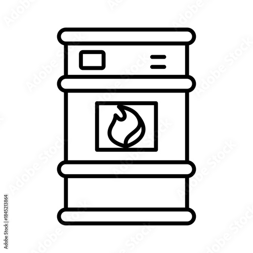 Gasoline barrel icon