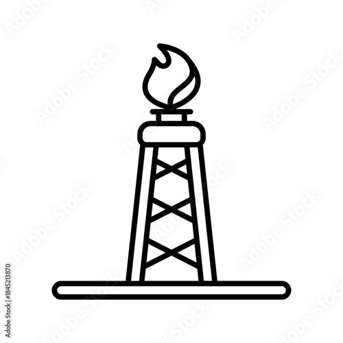 Fire tower icon