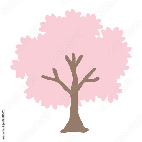 やさしい自然シンプル素材シリーズ｜桜の木
Gentle Nature Simple Series | Cherry Blossom Tree