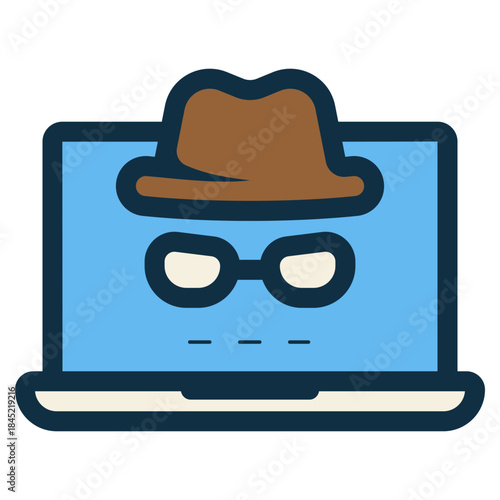 incognito mode private internet browsing icon