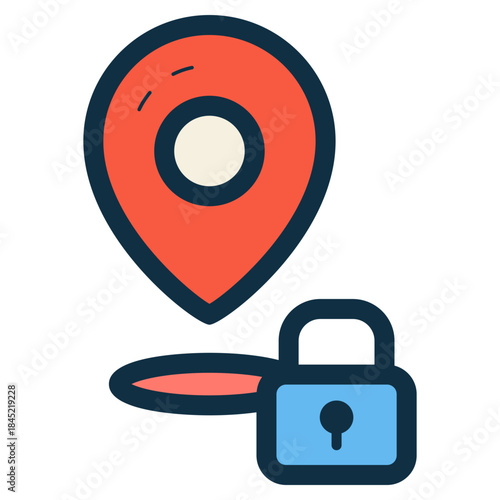 location hiding icon
