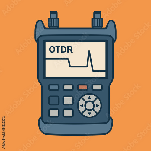 Optical Time Domain Reflectometer OTDR device for fiber optic testing