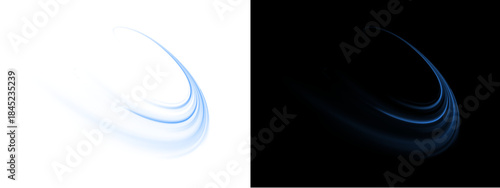 Swirl line color road light motion speed traffic city night.
